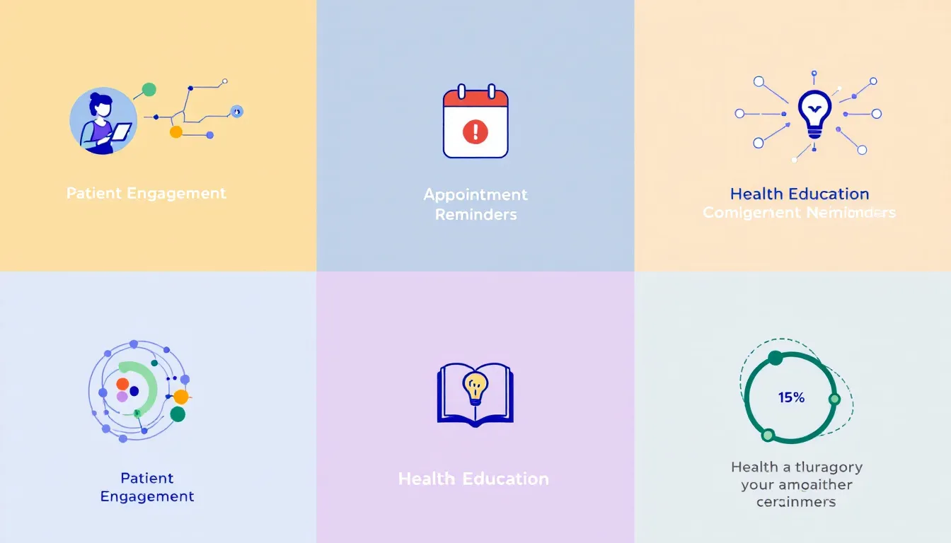 Content ideas for healthcare emails being brainstormed.