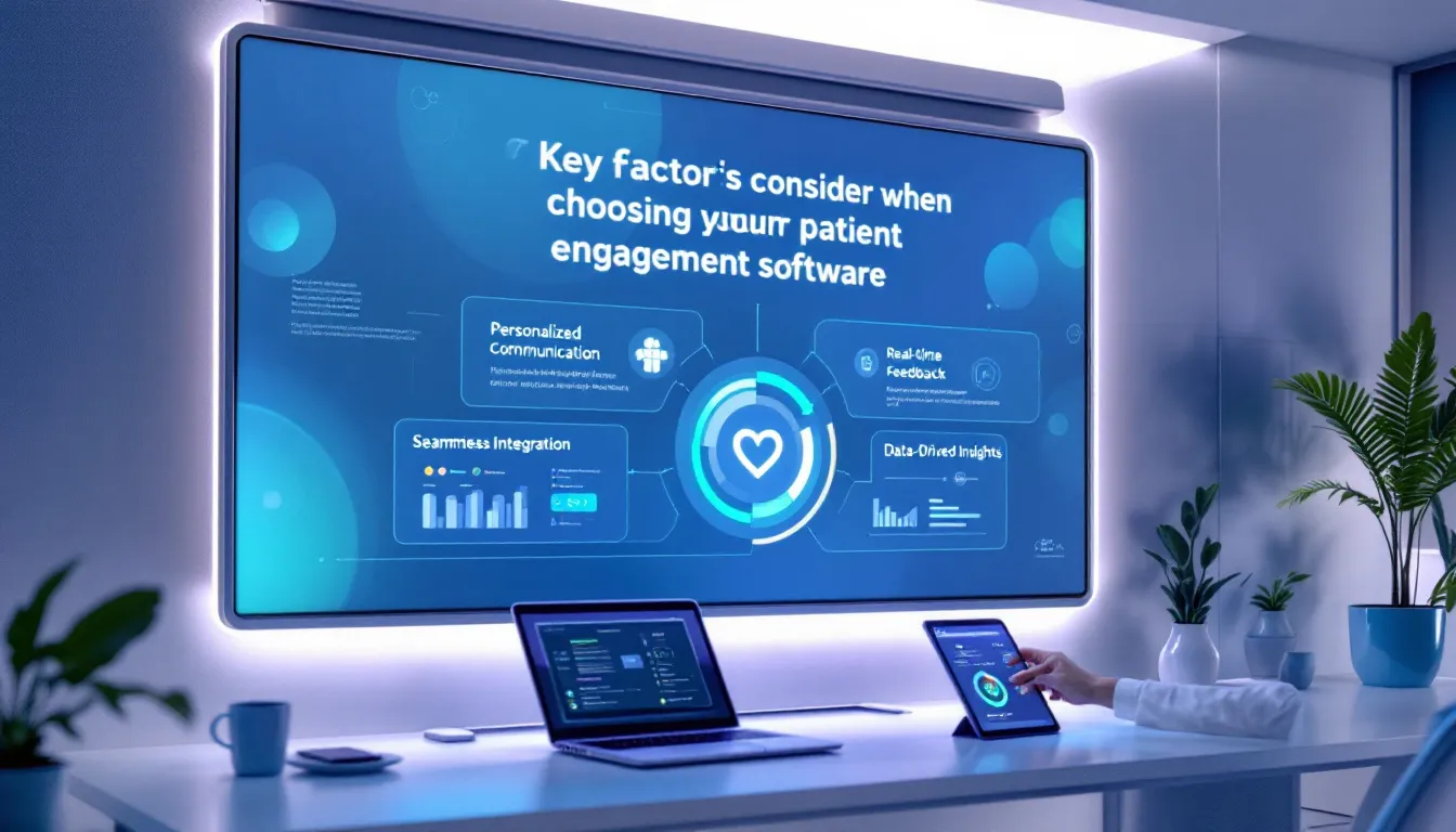 Key factors to consider when choosing patient engagement software.