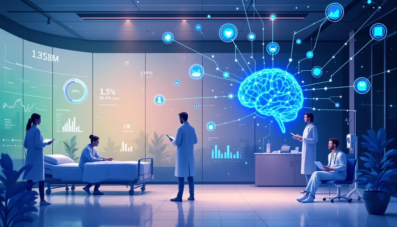 An image illustrating AI tools used to monitor patient progress.