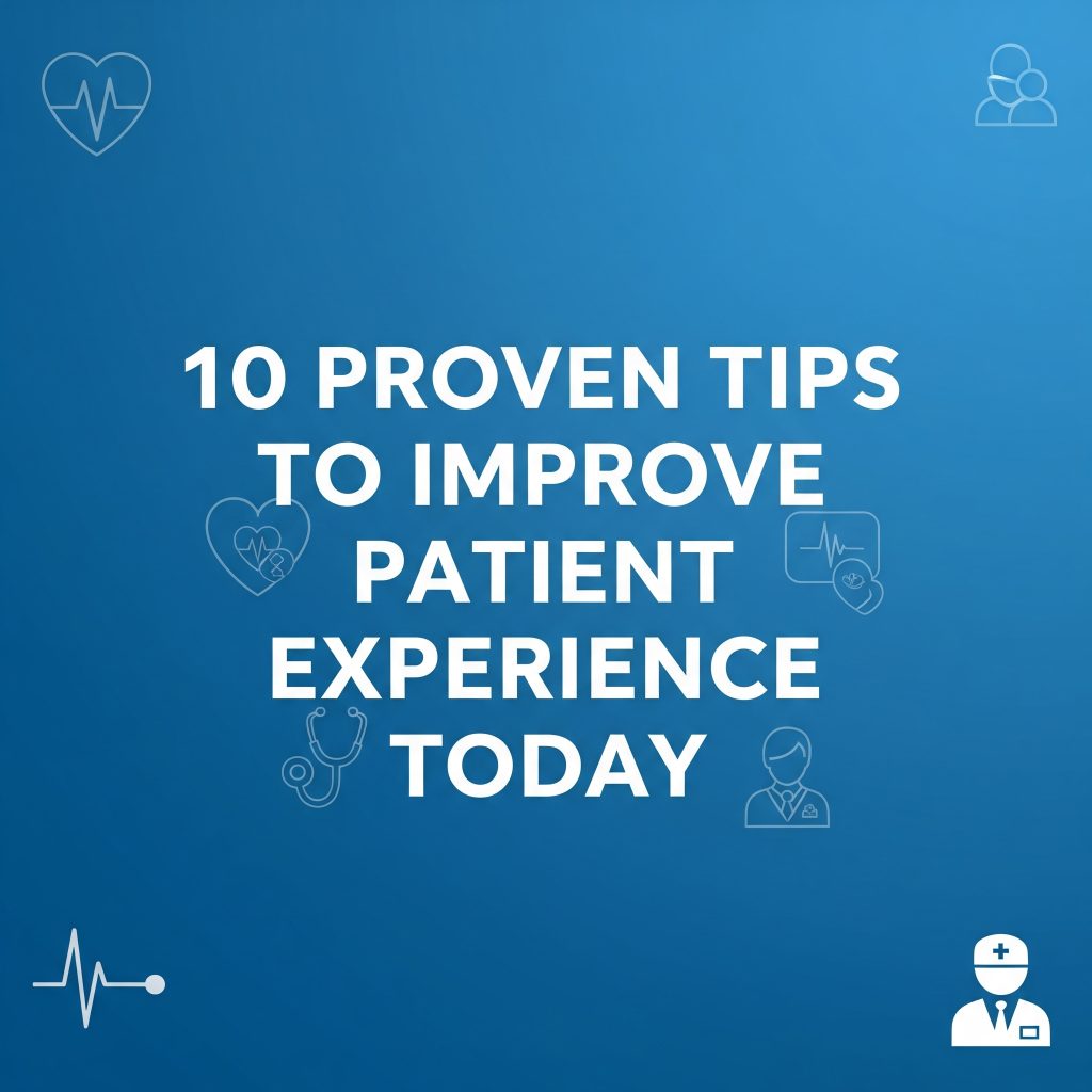 Image 10 Tips to Improve Patient Experience Today
