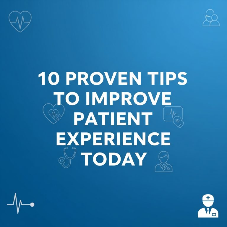 10 Proven Tips to Improve Patient Experience Today